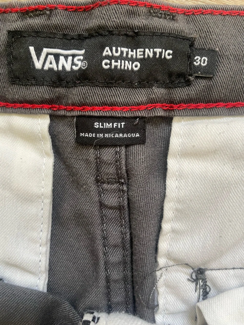 Vans Men's Gray Slim Chinos